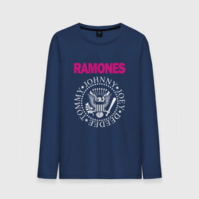 Мужской лонгслив хлопок с принтом ramones в Петрозаводске, 100% хлопок |  | misfits | punk | ramones | панк | рок