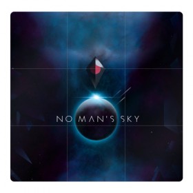 Магнитный плакат 3Х3 с принтом No Man’s Sky в Петрозаводске, Полимерный материал с магнитным слоем | 9 деталей размером 9*9 см | Тематика изображения на принте: no man sky | no mans sky | no man’s sky | no man’s sky next