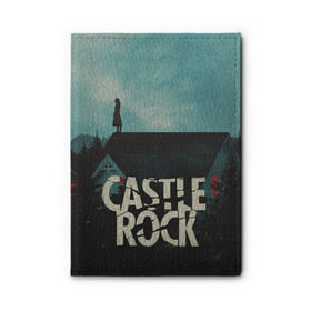 Обложка для автодокументов с принтом Castle Rock в Петрозаводске, натуральная кожа |  размер 19,9*13 см; внутри 4 больших “конверта” для документов и один маленький отдел — туда идеально встанут права | Тематика изображения на принте: castle rock | hulu | билл скарсгард | дж.дж. абрамс | касл рок | кубик в кубе | стивен кинг | шоушенк