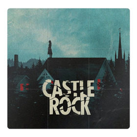 Магнитный плакат 3Х3 с принтом Castle Rock в Петрозаводске, Полимерный материал с магнитным слоем | 9 деталей размером 9*9 см | castle rock | hulu | билл скарсгард | дж.дж. абрамс | касл рок | кубик в кубе | стивен кинг | шоушенк