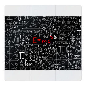 Магнитный плакат 3Х3 с принтом ФОРМУЛЫ ФИЗИКА в Петрозаводске, Полимерный материал с магнитным слоем | 9 деталей размером 9*9 см | e mc 2 | emc 2 | school | знаменитые формулы | физика | формулы | школа | эйнштейн