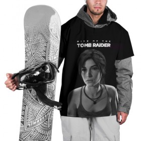 Накидка на куртку 3D с принтом Rise if The Tomb Raider в Петрозаводске, 100% полиэстер |  | adventure | lara croft | tomb rider | археолог | гробниц | крофт | лара | приключения | расхитительница