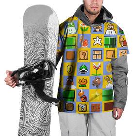 Накидка на куртку 3D с принтом Super Mario Pop art в Петрозаводске, 100% полиэстер |  | Тематика изображения на принте: bros | donkey kong | mario | super | игра | марио | офф | спин | супер | тоад