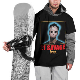 Накидка на куртку 3D с принтом 21 Savage в Петрозаводске, 100% полиэстер |  | Тематика изображения на принте: 21 savage | boomin | issa | metro | mode | numb | rap | trap | бешеный | сэведж | твени ван севедж | твенти