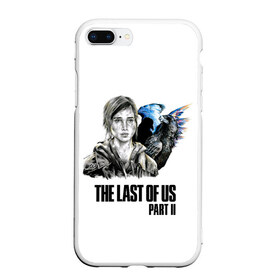 Чехол для iPhone 7Plus/8 Plus матовый с принтом The last of US 2 в Петрозаводске, Силикон | Область печати: задняя сторона чехла, без боковых панелей | ellie | game | joel | naughty dog | the last of us | джоэл | одни из нас | элли