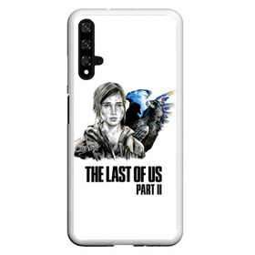 Чехол для Honor 20 с принтом The last of US 2 в Петрозаводске, Силикон | Область печати: задняя сторона чехла, без боковых панелей | ellie | game | joel | naughty dog | the last of us | джоэл | одни из нас | элли