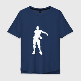 Мужская футболка хлопок Oversize с принтом FLOSS LIKE A BOSS в Петрозаводске, 100% хлопок | свободный крой, круглый ворот, “спинка” длиннее передней части | fortnite | game | игра | фортнайт