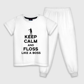 Детская пижама хлопок с принтом Keep Calm в Петрозаводске, 100% хлопок |  брюки и футболка прямого кроя, без карманов, на брюках мягкая резинка на поясе и по низу штанин
 | 