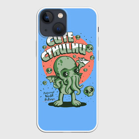 Чехол для iPhone 13 mini с принтом Ктулху в Петрозаводске,  |  | cthulhu | cthulhu fhtagn | lovecraft | ктулху | лавкрафт