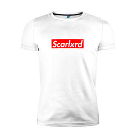 Мужская футболка премиум с принтом Scarlxrd (9) в Петрозаводске, 92% хлопок, 8% лайкра | приталенный силуэт, круглый вырез ворота, длина до линии бедра, короткий рукав | 