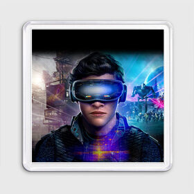 Магнит 55*55 с принтом Ready Player One (PRO) [2] в Петрозаводске, Пластик | Размер: 65*65 мм; Размер печати: 55*55 мм | Тематика изображения на принте: game | games | one | player | player one | ready player one | retro | robot | игрок | игры | первому игроку приготовиться | ретро | робот | фильм