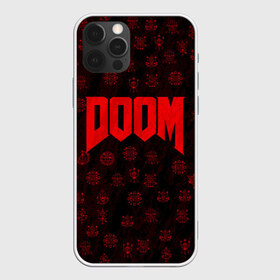 Чехол для iPhone 12 Pro Max с принтом DOOM в Петрозаводске, Силикон |  | devil | doom | hell | mark of the doom slayer | slayer | ад | гарнил | дум | знаки | иероглифы | компьютерные игры 2019 | преисподняя | символ | солдат