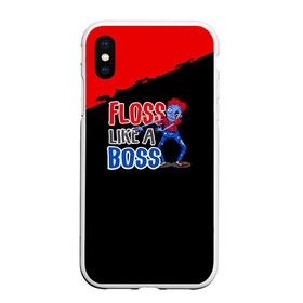 Чехол для iPhone XS Max матовый с принтом Floss like a boss в Петрозаводске, Силикон | Область печати: задняя сторона чехла, без боковых панелей | dance | floss | flossing | like a boss | бос | движение | деб | дэб | кулаки | любит | размахивает | руками | руки | танец | танцевальное | флос | флосинг | флосс | флоссинг