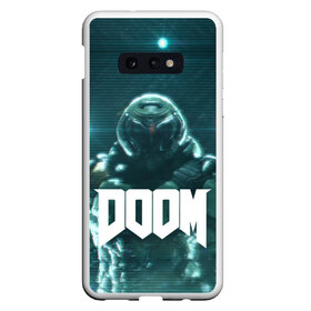 Чехол для Samsung S10E с принтом DOOM в Петрозаводске, Силикон | Область печати: задняя сторона чехла, без боковых панелей | demon | devil | doom | doom vfr | evil | game | mars | red | демон | дум | игры | космос | красная планета | марс | пришельцы