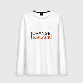 Мужской лонгслив хлопок с принтом Orange Is the New Black в Петрозаводске, 100% хлопок |  | orange is the new black | оранжевый  хит сезона