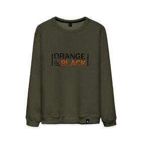 Мужской свитшот хлопок с принтом Orange Is the New Black в Петрозаводске, 100% хлопок |  | orange is the new black | оранжевый  хит сезона