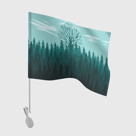 Флаг для автомобиля с принтом Firewatch в Петрозаводске, 100% полиэстер | Размер: 30*21 см | campo santo | firewatch | арт | вечер | вид | горы | закат | игра | лес | озеро | олень | пейзаж | пожарный дозор | солнце | холмы
