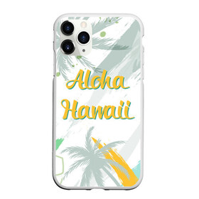 Чехол для iPhone 11 Pro матовый с принтом Aloha Hawaii в Петрозаводске, Силикон |  | aloha | summer | sun | travel | гавайи | лето | путешествия