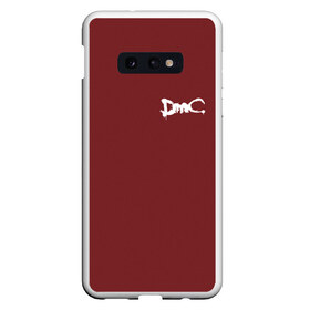 Чехол для Samsung S10E с принтом DEVIL MAY CRY (НА СПИНЕ) в Петрозаводске, Силикон | Область печати: задняя сторона чехла, без боковых панелей | Тематика изображения на принте: dante | devil may cry | devil may cry 5 | dmc | game | hell | play | sword | ад | данте | игры | компьютерные игры 2019 | меч