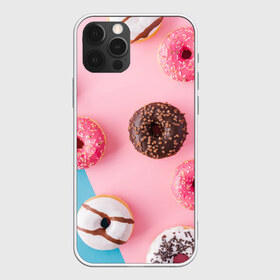 Чехол для iPhone 12 Pro Max с принтом пончики в Петрозаводске, Силикон |  | candy | еда | конфеты | пончики | сладости