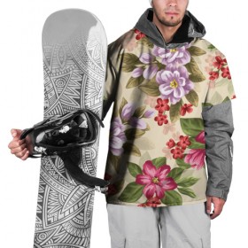 Накидка на куртку 3D с принтом Цветы в Петрозаводске, 100% полиэстер |  | Тематика изображения на принте: букет | георгин | гладиолус | нежный | пастель | роза | ромашка