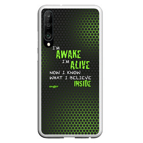 Чехол для Honor P30 с принтом Skillet - Awake and Alive в Петрозаводске, Силикон | Область печати: задняя сторона чехла, без боковых панелей | skilet | skillet | альтернативный | гранж | группа | джен леджер | джон купер | индастриал | кори купер | метал | ню | пост | рок | сет моррисон | симфоник | скилет | хард | христианский