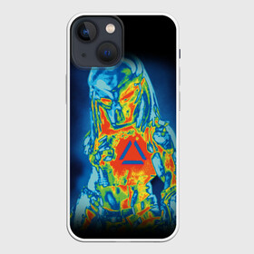 Чехол для iPhone 13 mini с принтом PREDATOR | ХИЩНИК в Петрозаводске,  |  | 90 е | alien | predator | алфи аллен | кино | оливия манн | пришельцы | фильмы | хищник | чужой | шейн блэк