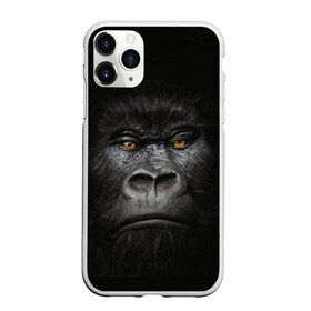 Чехол для iPhone 11 Pro Max матовый с принтом Горилла 3D в Петрозаводске, Силикон |  | Тематика изображения на принте: горилла | животные | обезьянка