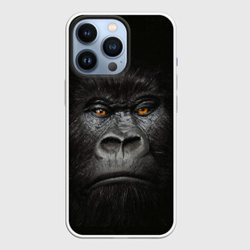 Чехол для iPhone 13 Pro с принтом Горилла 3D в Петрозаводске,  |  | Тематика изображения на принте: горилла | животные | обезьянка