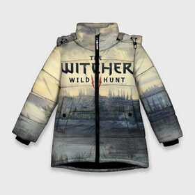 Зимняя куртка для девочек 3D с принтом The Witcher 3 Wild Hunt в Петрозаводске, ткань верха — 100% полиэстер; подклад — 100% полиэстер, утеплитель — 100% полиэстер. | длина ниже бедра, удлиненная спинка, воротник стойка и отстегивающийся капюшон. Есть боковые карманы с листочкой на кнопках, утяжки по низу изделия и внутренний карман на молнии. 

Предусмотрены светоотражающий принт на спинке, радужный светоотражающий элемент на пуллере молнии и на резинке для утяжки. | wild hunt | witcher | арбалет | ведьмак 3 | геральт | дикая | магия | охота | сказка | сфера | фэнтези | цири