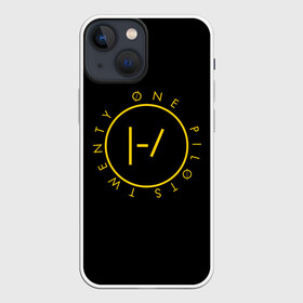 Чехол для iPhone 13 mini с принтом TWENTY ONE PILOTS | 21 PILOTS | TOP в Петрозаводске,  |  | 21 pilots | 21p | music | rock | top | trench | twenty one pilots | группа | музыка | рок