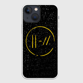 Чехол для iPhone 13 mini с принтом TOP BLACK SPACE в Петрозаводске,  |  | 21 pilots | 21p | music | rock | top | trench | twenty one pilots | группа | музыка | рок