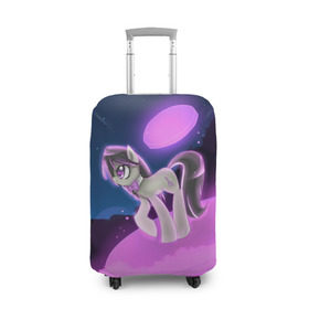 Чехол для чемодана 3D с принтом My Little Pony в Петрозаводске, 86% полиэфир, 14% спандекс | двустороннее нанесение принта, прорези для ручек и колес | little | magic | my | pony | дракон | дружба | единорог | искорка | пони | селестия | спайк | сумеречная | это чудо