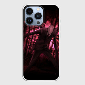 Чехол для iPhone 13 Pro с принтом Slender (2) в Петрозаводске,  |  | cry | game | horror | man | slender | игра | приведения | слендер | ужас | хоррор