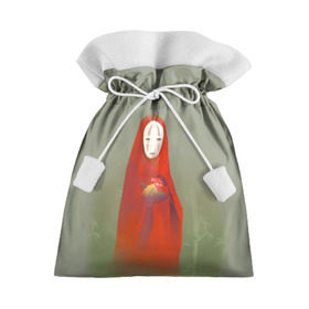 Подарочный 3D мешок с принтом Унесенные призраками в Петрозаводске, 100% полиэстер | Размер: 29*39 см | spirited away | аниме | безликий | унесённые призраками | хаяо миядзаки