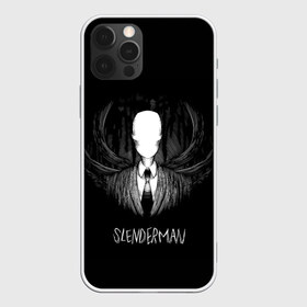 Чехол для iPhone 12 Pro Max с принтом SLENDER MAN в Петрозаводске, Силикон |  | Тематика изображения на принте: horror | slender | slender the arrival | slenderman | монстры | ночь | фантастика