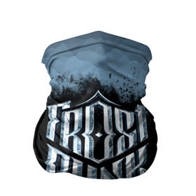 Бандана-труба 3D с принтом Frostpunk Logo в Петрозаводске, 100% полиэстер, ткань с особыми свойствами — Activecool | плотность 150‒180 г/м2; хорошо тянется, но сохраняет форму | frost punk | frostpunk | фрост панк | фростпанк