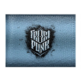 Обложка для студенческого билета с принтом Frostpunk Logo в Петрозаводске, натуральная кожа | Размер: 11*8 см; Печать на всей внешней стороне | Тематика изображения на принте: frost punk | frostpunk | фрост панк | фростпанк