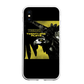 Чехол для iPhone XS Max матовый с принтом Twenty one pilots - trench в Петрозаводске, Силикон | Область печати: задняя сторона чехла, без боковых панелей | 21 pilots | 3d                                                        twenty one pilots | jumpsuit | nico and the niners | trench | trench 3d | twenty one pilots