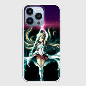 Чехол для iPhone 13 Pro с принтом Yuuki Asuna в Петрозаводске,  |  | 2022 | art | online | sword | аниме | асуна | битер | кирито | манга | мастера | меча | молния | онлайн | чёрный мечник