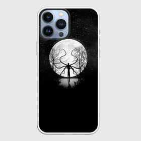 Чехол для iPhone 13 Pro Max с принтом Слендермен в Петрозаводске,  |  | marble hornets | slender | slenderman | the slender man | бледный | высокий | мем | оператор | призрак | пришелец | слендер | тонкий | тонкий человек | тощий | человек