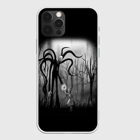 Чехол для iPhone 12 Pro Max с принтом Slenderman в Петрозаводске, Силикон |  | Тематика изображения на принте: slenderman