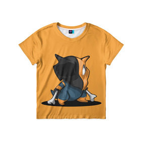Детская футболка 3D с принтом Покемоны в Петрозаводске, 100% гипоаллергенный полиэфир | прямой крой, круглый вырез горловины, длина до линии бедер, чуть спущенное плечо, ткань немного тянется | 