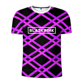 Мужская футболка 3D спортивная с принтом BLACKPINK в Петрозаводске, 100% полиэстер с улучшенными характеристиками | приталенный силуэт, круглая горловина, широкие плечи, сужается к линии бедра | blackpink | k pop | блэк пинк