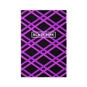 Обложка для паспорта матовая кожа с принтом BLACKPINK в Петрозаводске, натуральная матовая кожа | размер 19,3 х 13,7 см; прозрачные пластиковые крепления | Тематика изображения на принте: blackpink | k pop | блэк пинк