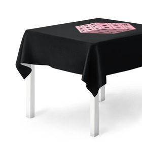 Скатерть 3D с принтом BLACKPINK в Петрозаводске, 100% полиэстер (ткань не мнется и не растягивается) | Размер: 150*150 см | black pink | blackpink | square two | square up | дженни ким | лалиса манобан
