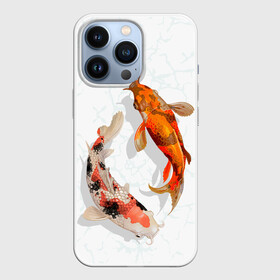 Чехол для iPhone 13 Pro с принтом Приношу удачу в Петрозаводске,  |  | вода | золотые | рыбы | счастье | удача