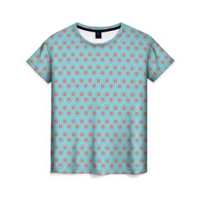 Женская футболка 3D с принтом BTS - IDOL - (RM) в Петрозаводске, 100% полиэфир ( синтетическое хлопкоподобное полотно) | прямой крой, круглый вырез горловины, длина до линии бедер | k pop | rm | арэм | джун | ким | корейцы | нам | орнамент | узор