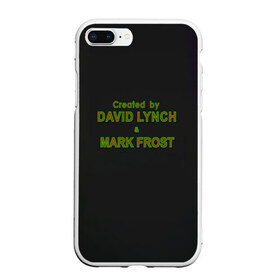 Чехол для iPhone 7Plus/8 Plus матовый с принтом Created by Lynch & Frost в Петрозаводске, Силикон | Область печати: задняя сторона чехла, без боковых панелей | david lynch | mark frost | twin peaks | твин пикс