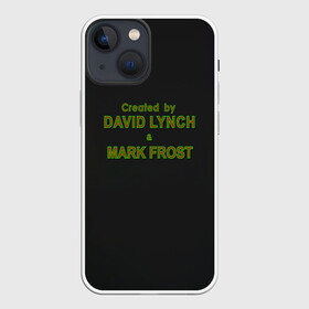 Чехол для iPhone 13 mini с принтом Created by Lynch  Frost в Петрозаводске,  |  | david lynch | mark frost | twin peaks | твин пикс